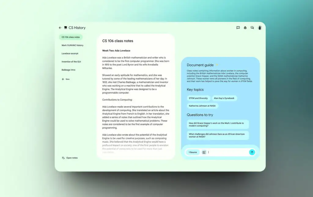 NotebookLM is your AI-first notebook